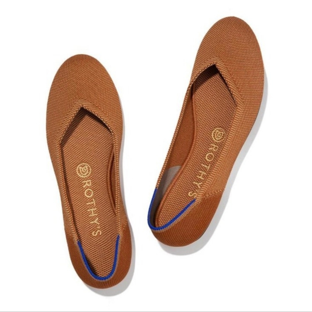 Rothy's The Flat in Fawn, Lightly Used, Almost New, Size 7